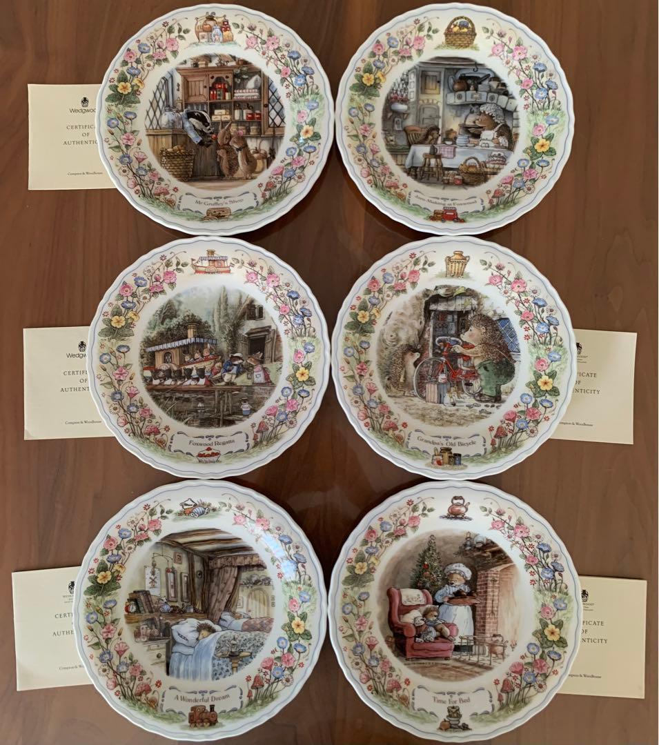 フォックスウッドものがたり プレート 6枚 絵皿 ウェッジウッド - メルカリ