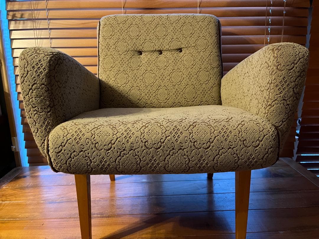 レア希少 60's EURO vintageミッドセンチュリー シングルソファ