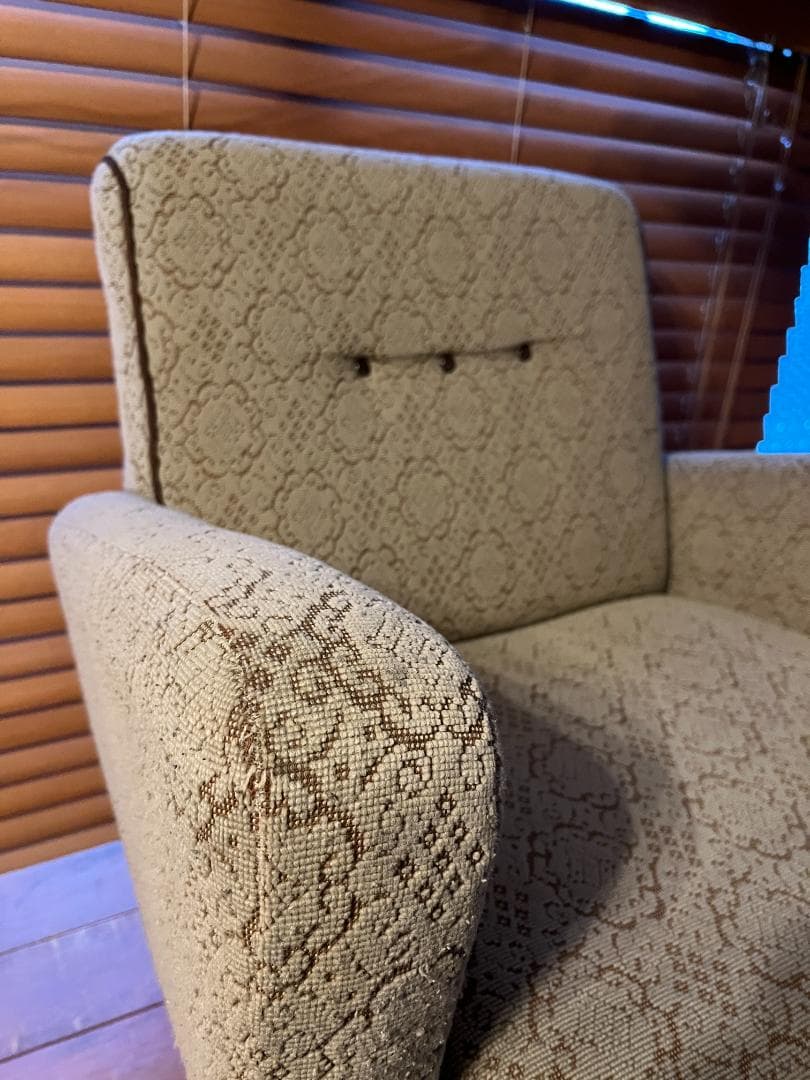 レア希少 60's EURO vintageミッドセンチュリー シングルソファ