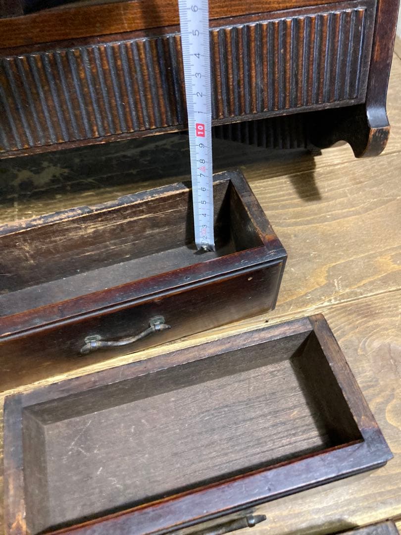 A 壁掛けインテリア　レトロ　ヴィンテージ　壁掛けミラー　アンティーク調　鏡