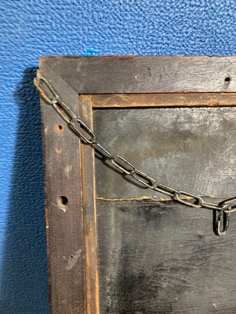 A 壁掛けインテリア　レトロ　ヴィンテージ　壁掛けミラー　アンティーク調　鏡