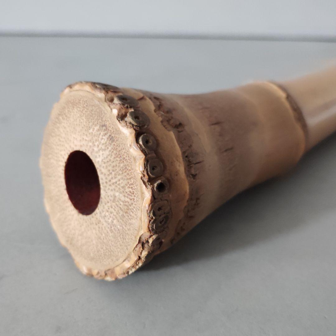 無銘　尺八　竹製中継無　一尺六寸官　48.5cm