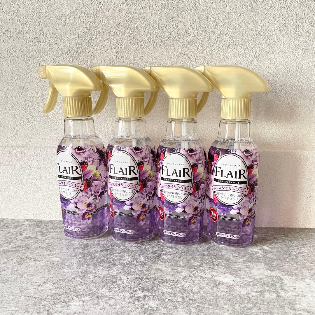 新品 4本 フレアフレグランスミスト ドレッシー&ベリーの香り270ml