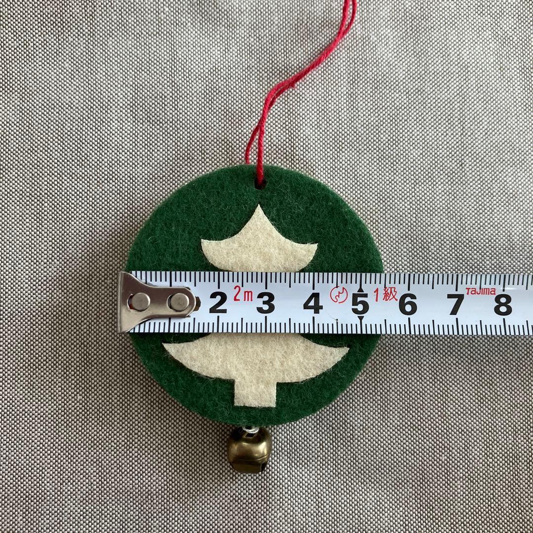 確認用 クリスマスオーナメント フェルト 2点セツ - メルカリ