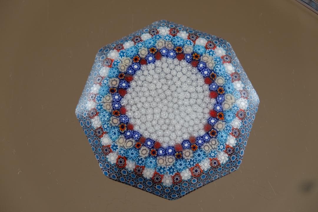 ムリーニ プレート ミルフィオリ ガラス 皿 ワイングラス 江波冨士子 田子美紀