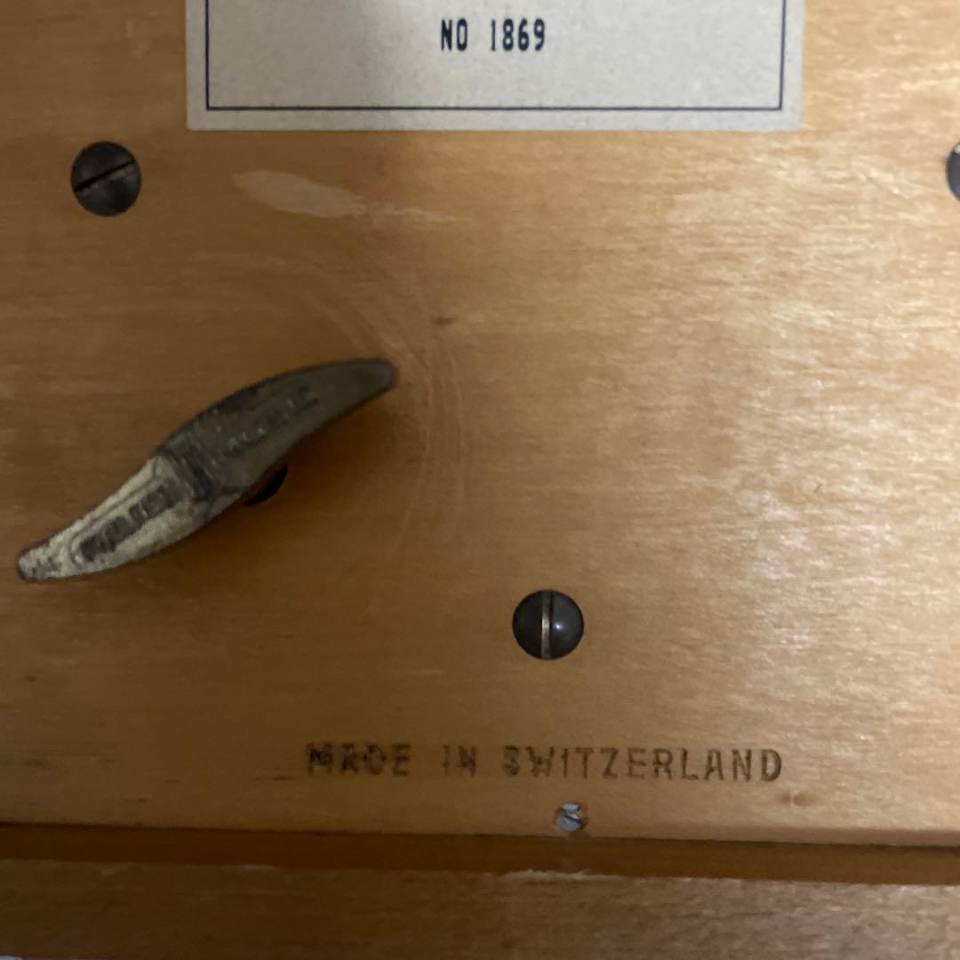 希少限定品　リュージュ社製　オルゴール 36弁　ます（Die Forelle）