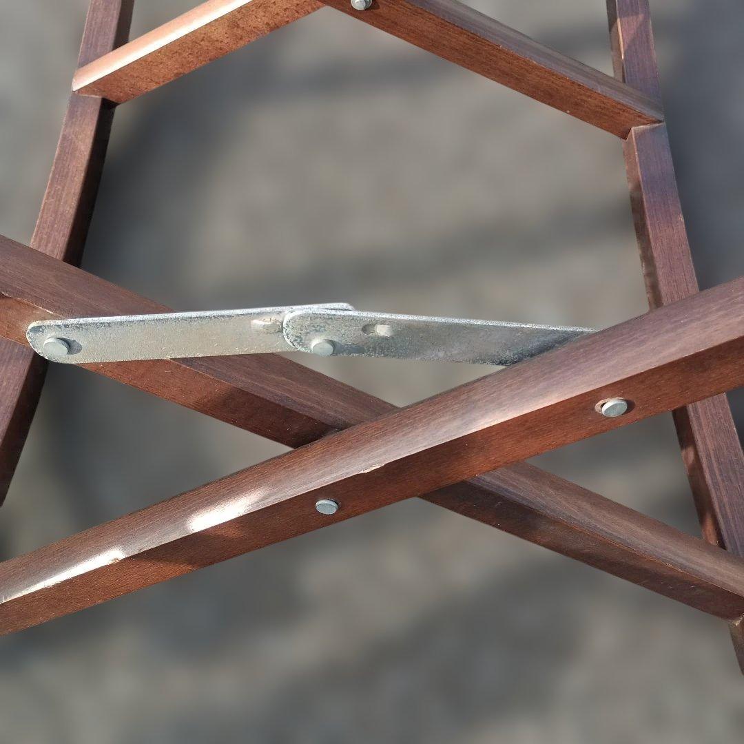 1*2様 5180）飛騨家具のロッキングチェア　折り畳み式　２脚　難有品