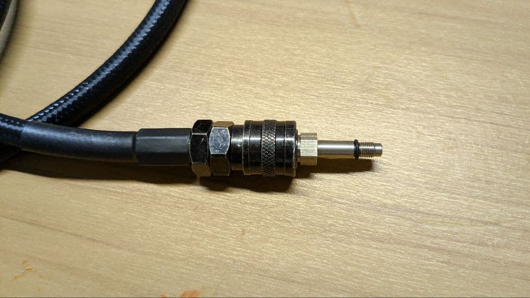 HPAホース 外部ソース Co2 ワンタッチコネクタ マルイマガジンアダプター