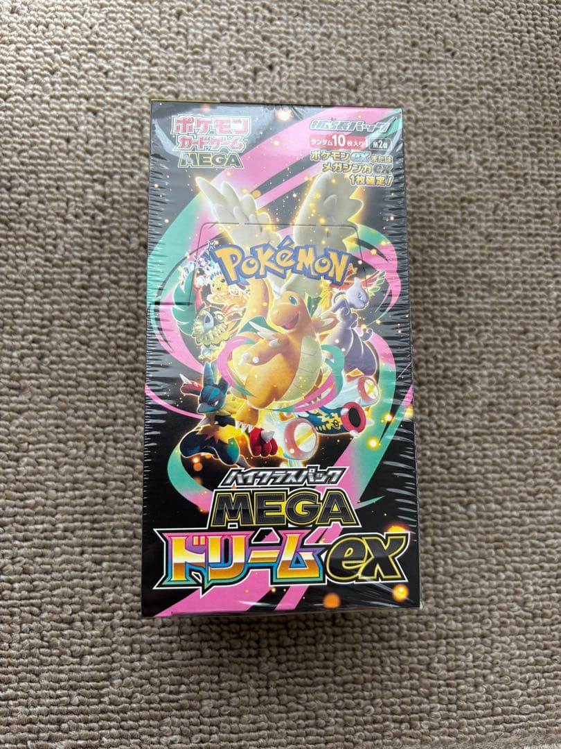 ポケモンカードゲーム MEGA ドリームex 1BOX シュリンク付き - メルカリ