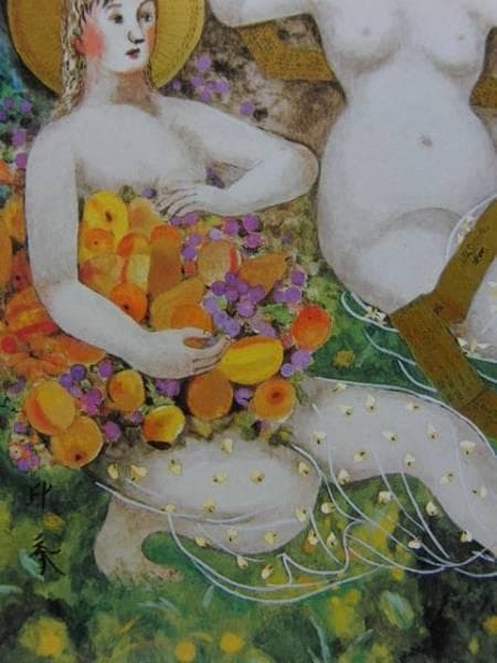 堂本印象 「応無所住而生其心」 超希少画集より、新品額装付