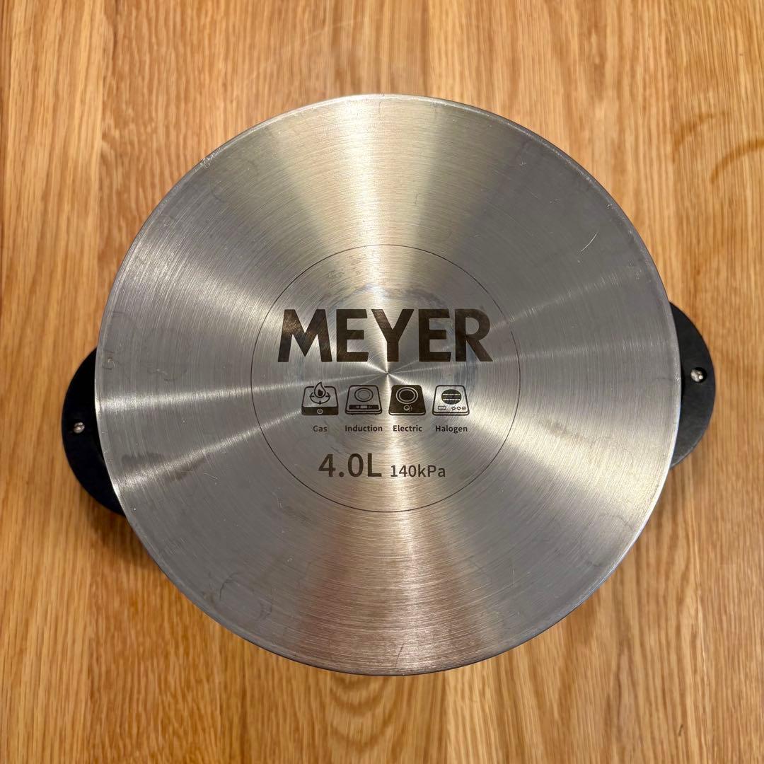 【美品】MEYER マイヤー 圧力鍋 プレミアムプレッシャークッカー 4.0L