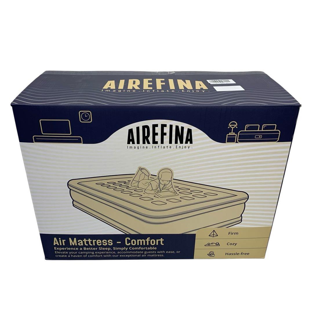 【開封・未使用】Airefina エアーベッド ダブルサイズ 電動ポンプ内蔵