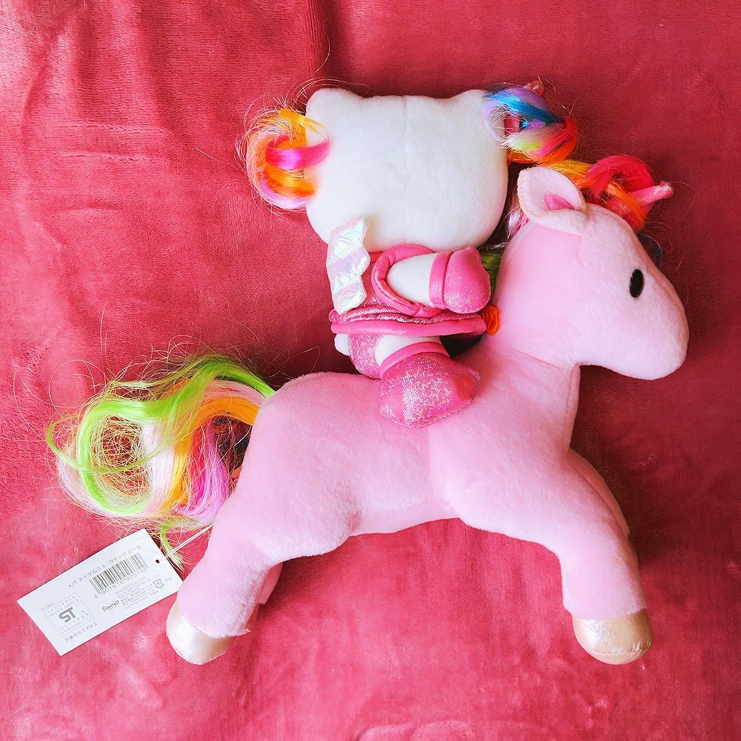 希少激レア ハローキティ ぬいぐるみ ユニコーン レインボー ウイング