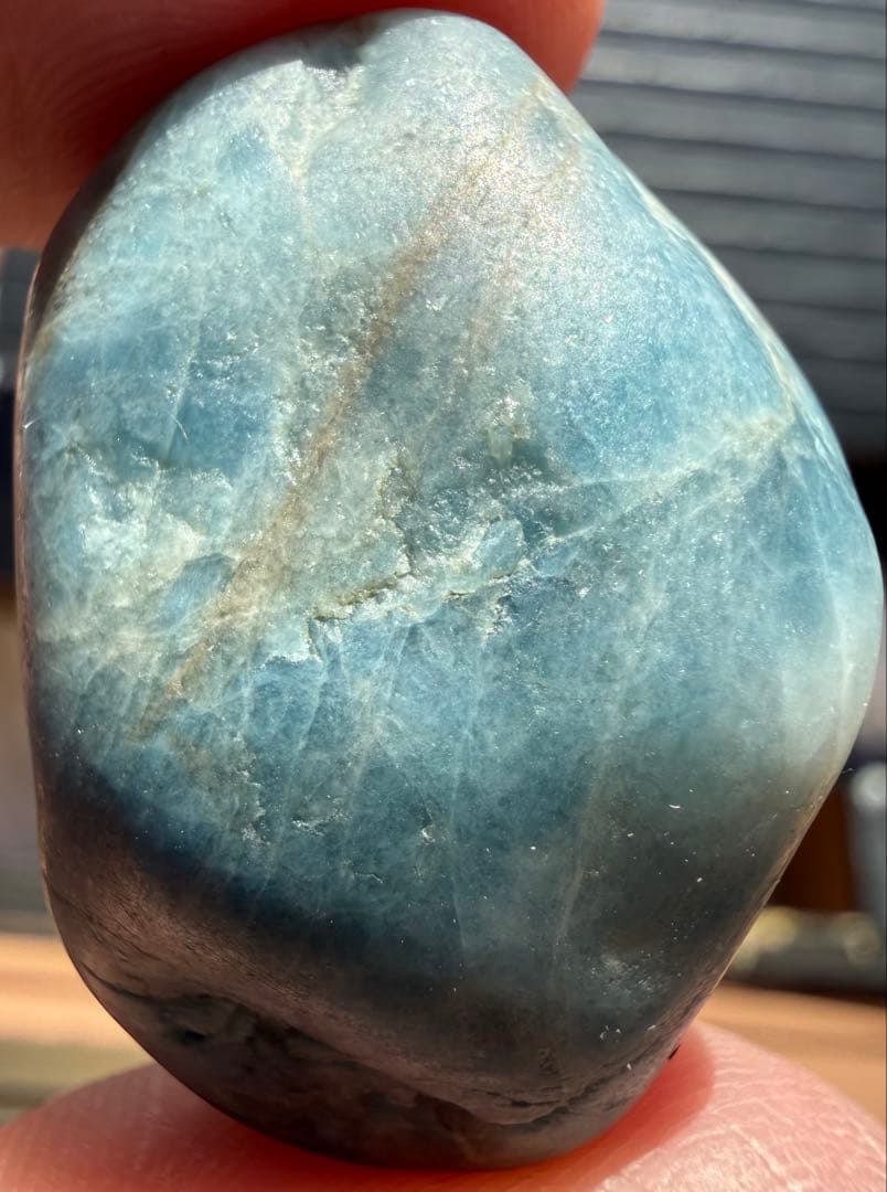 糸魚川翡翠 コン沢 青翡翠 タンブル 濃青 23.7g - メルカリ