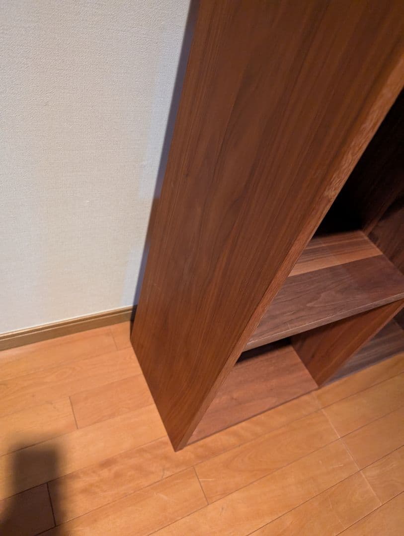 《専用》無印良品 スタッキングシェルフ 5段×2 ウォールナット 木製家具 棚