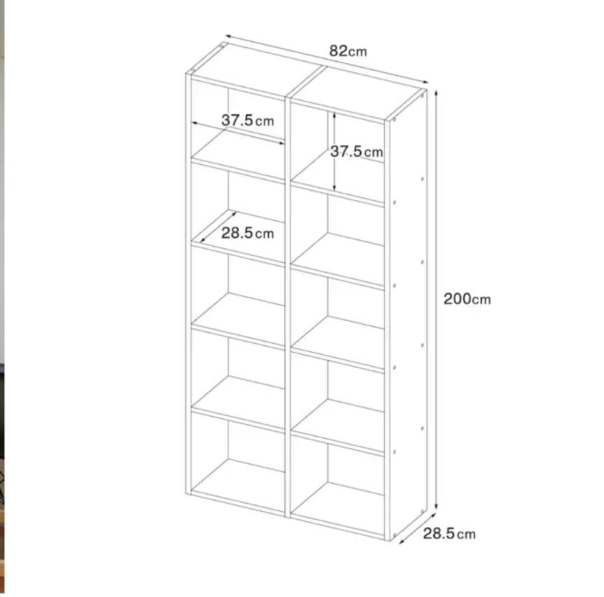 《専用》無印良品 スタッキングシェルフ 5段×2 ウォールナット 木製家具 棚