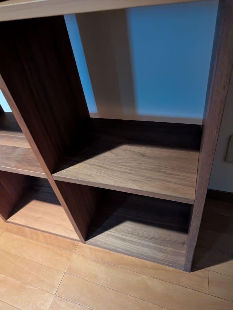 《専用》無印良品 スタッキングシェルフ 5段×2 ウォールナット 木製家具 棚
