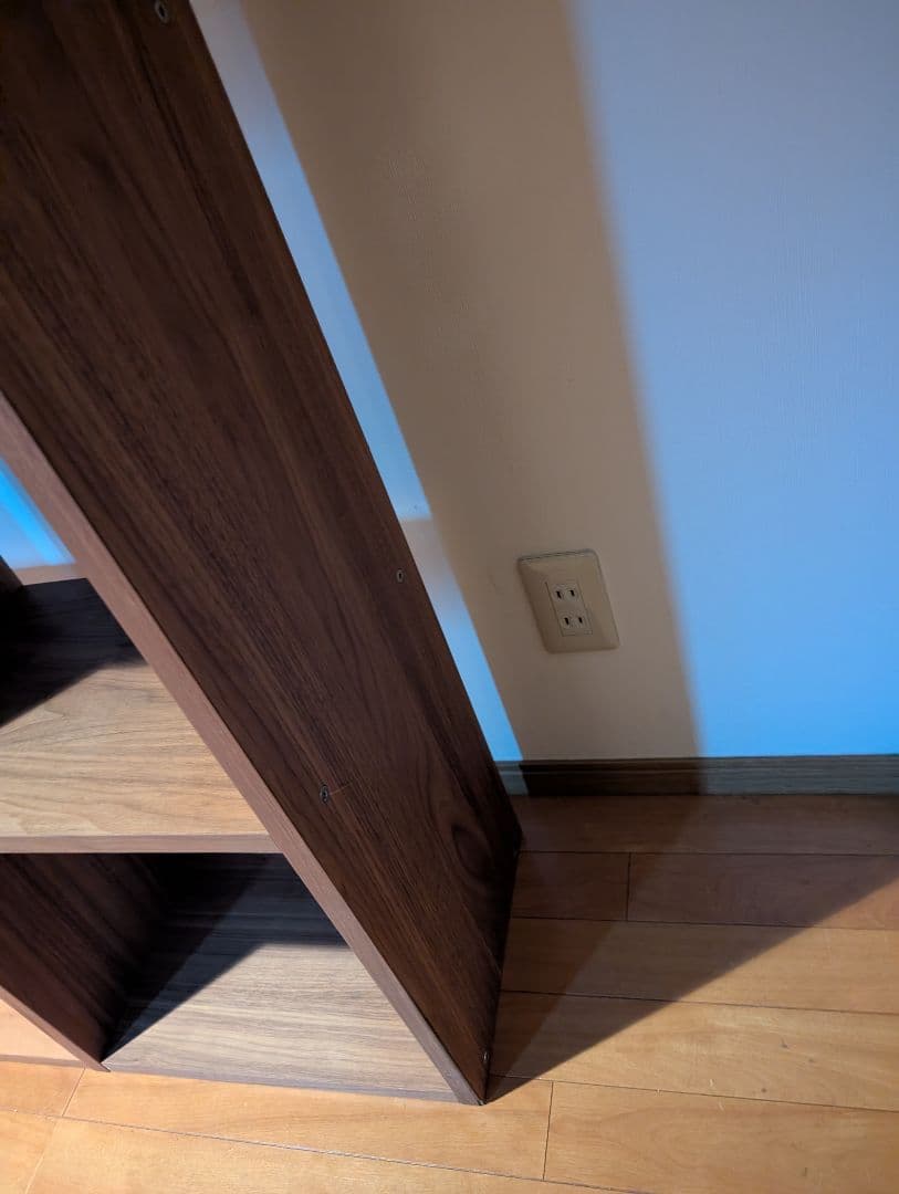 《専用》無印良品 スタッキングシェルフ 5段×2 ウォールナット 木製家具 棚