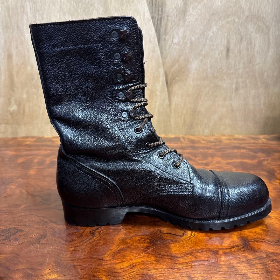 ミリタリーブーツ ブラック レザー ハイカット　26㎝　0202o187