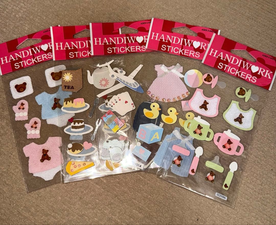 ぷくぷく ボンボンぷにぷに ドロップシール 96シート まとめ売り