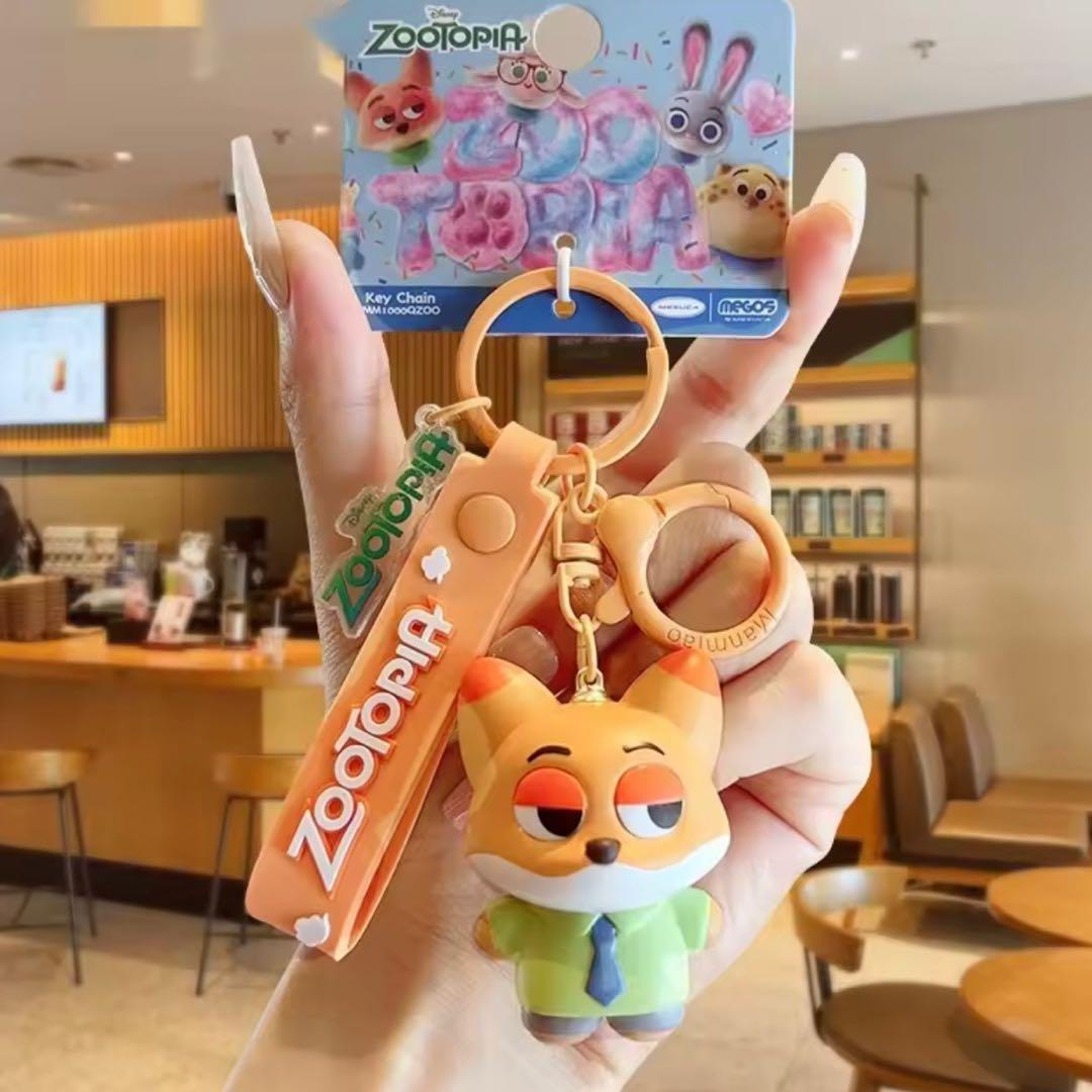 大人気❣️Disney ズートピア キーホルダー 4点セット ストラップ