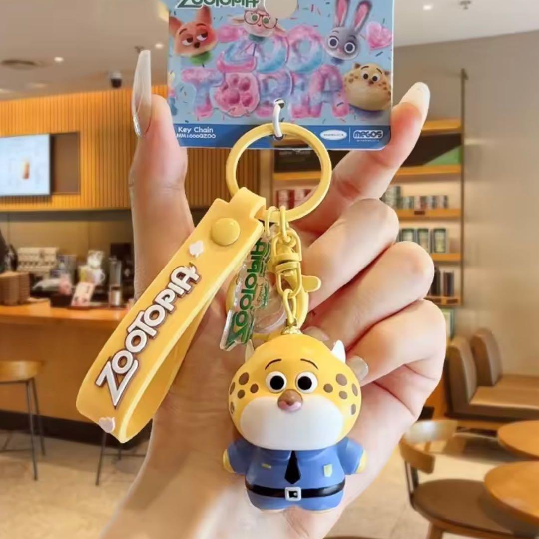 大人気❣️Disney ズートピア キーホルダー 4点セット ストラップ