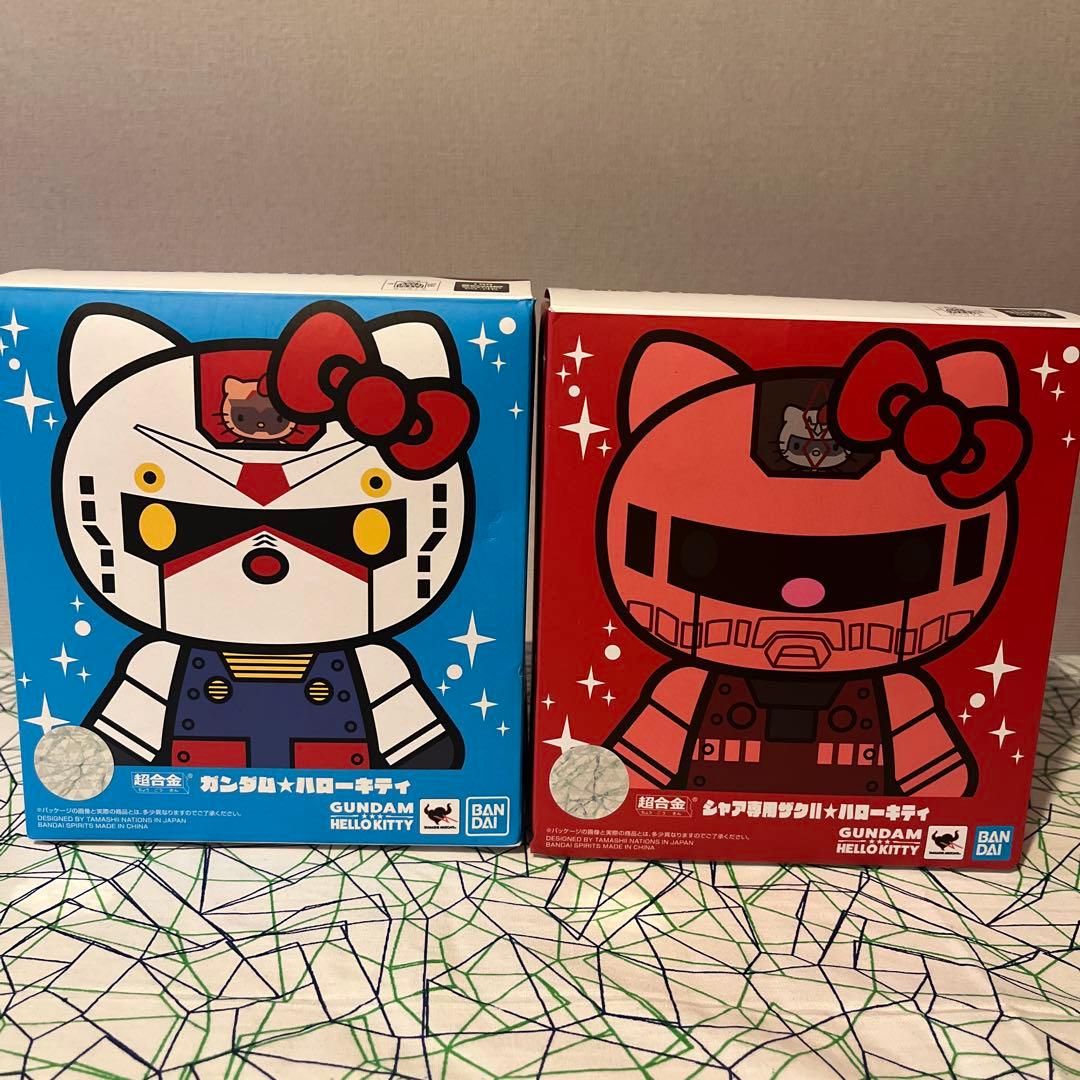 バンダイ 超合金 ハローキティ ガンダム シャア専用ザクⅡ セット Amazon.co.jp: TAMASHII NATIONS 超合金 シャア専用ザクIIハローキティ