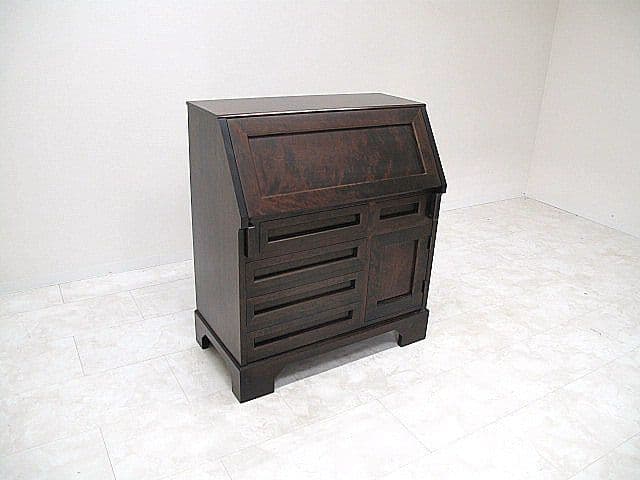 極美品　希少モデル　北海道民芸家具　ヴィンテージ　高山式ライティングビューロー