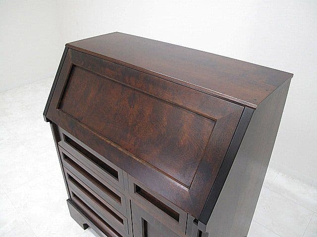 極美品　希少モデル　北海道民芸家具　ヴィンテージ　高山式ライティングビューロー