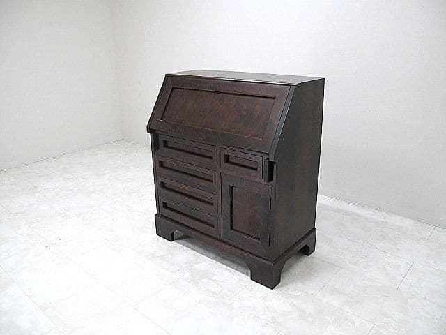 極美品　希少モデル　北海道民芸家具　ヴィンテージ　高山式ライティングビューロー