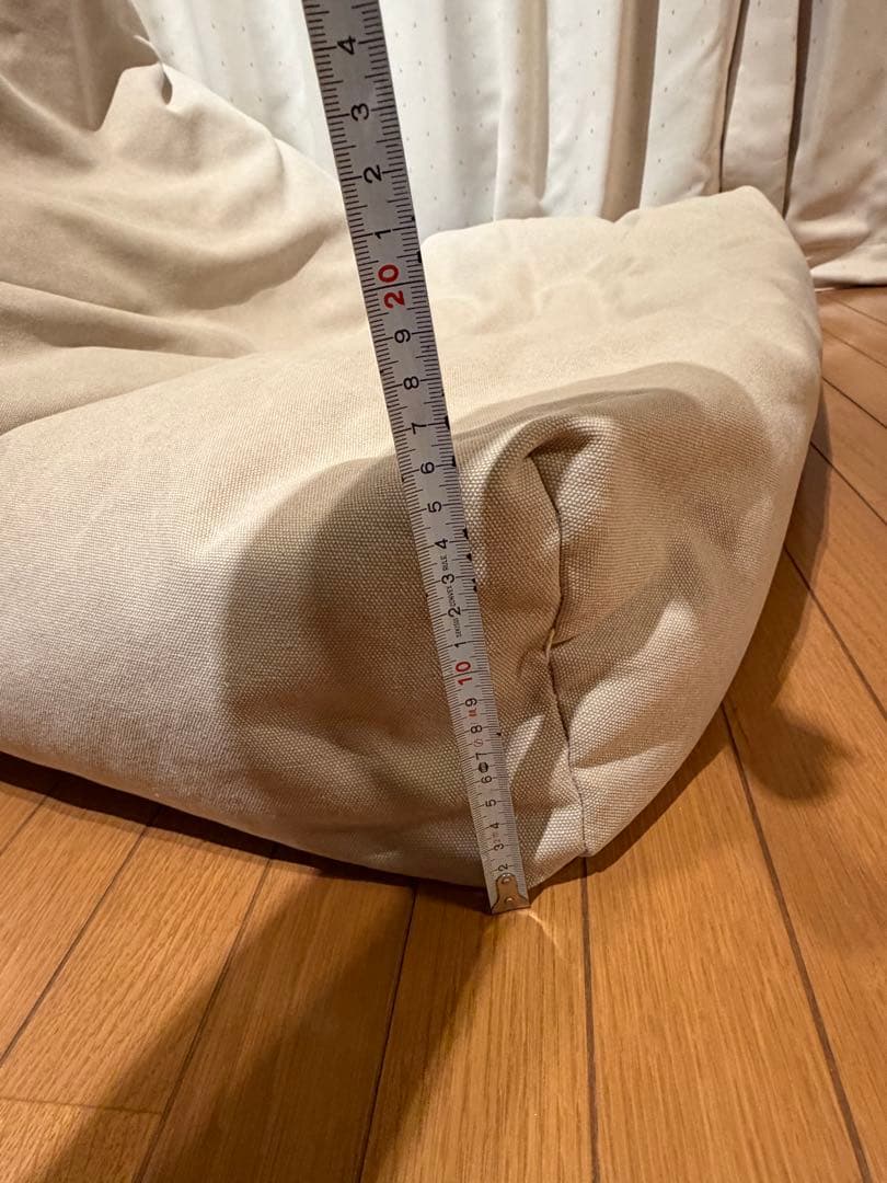 ZARA  コットンパフチェア　ビーズクッション　美品（ダグ付き）