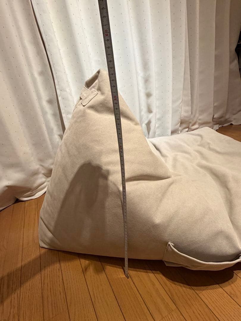 ZARA  コットンパフチェア　ビーズクッション　美品（ダグ付き）