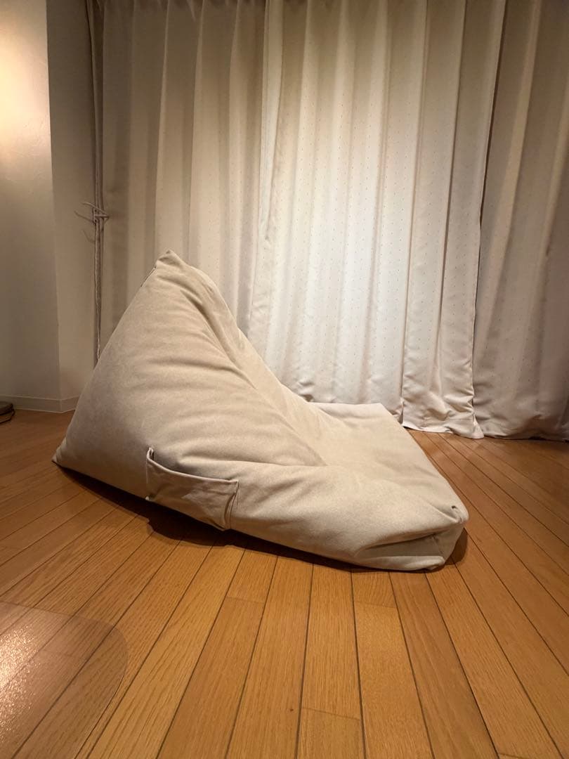 ZARA  コットンパフチェア　ビーズクッション　美品（ダグ付き）