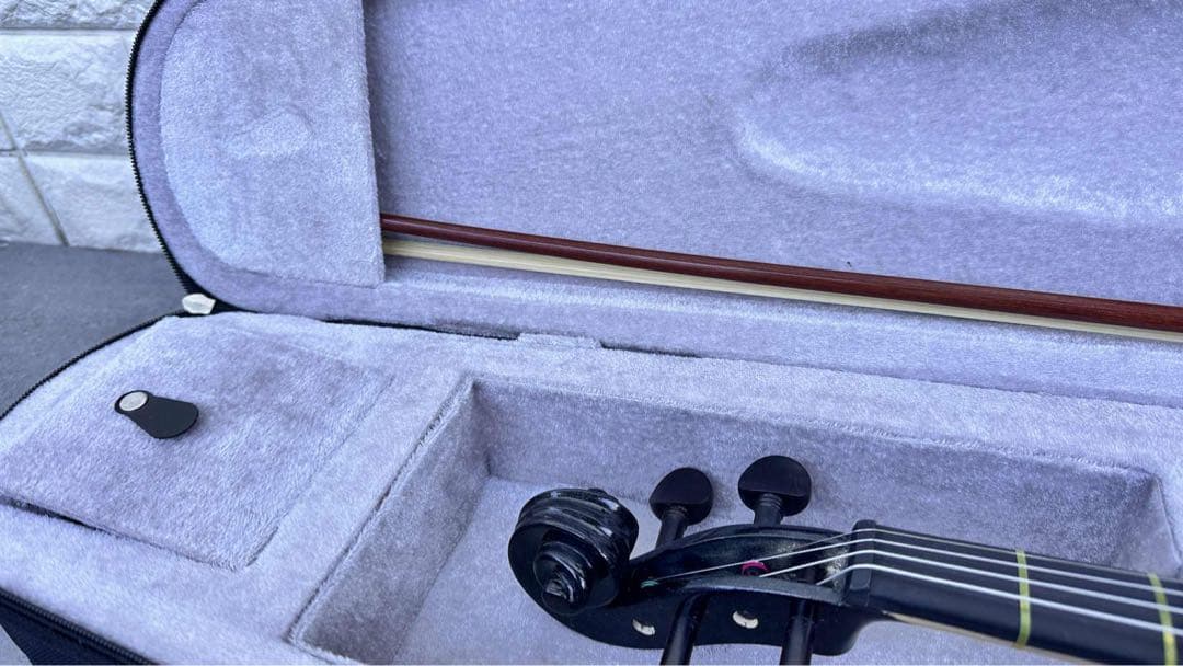 【超得大セール】Ennbom エレキヴァイオリン エボニー サイレントバイオリン