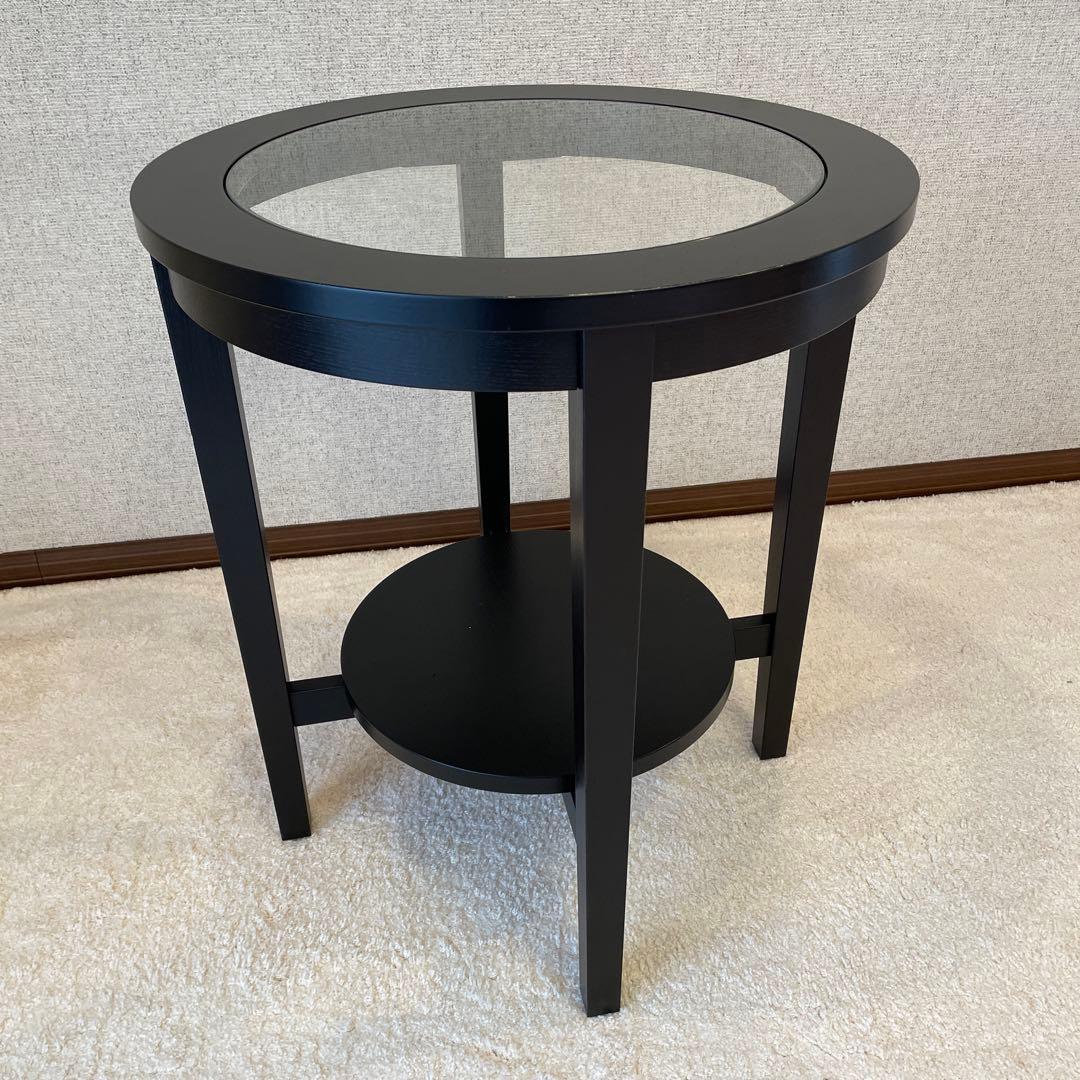 値下げ‼️IKEA サイドテーブル　ブラウンブラック