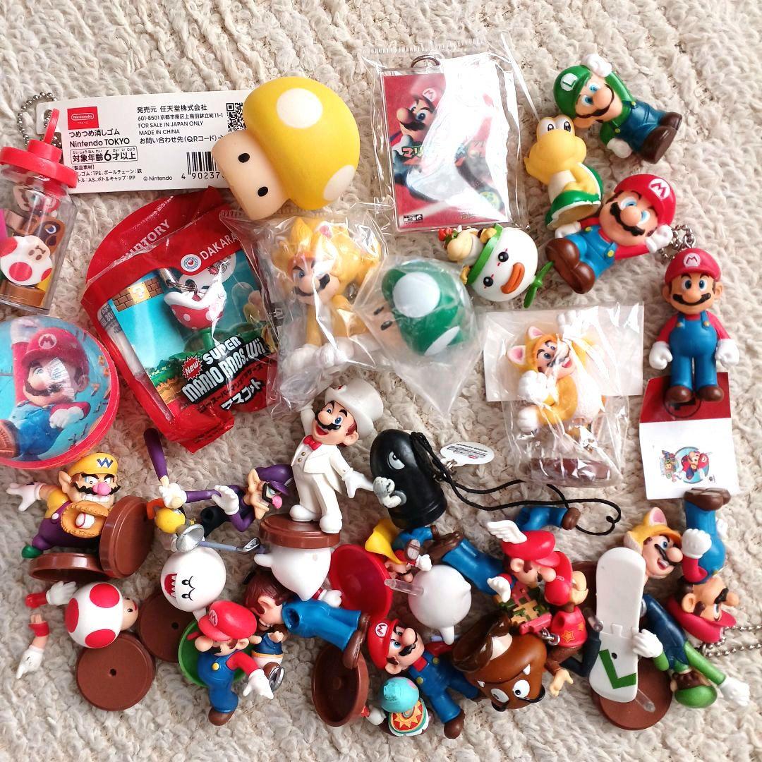 スーパーマリオ マリオカート グッズ フィギュア ボトルキャップ 大量