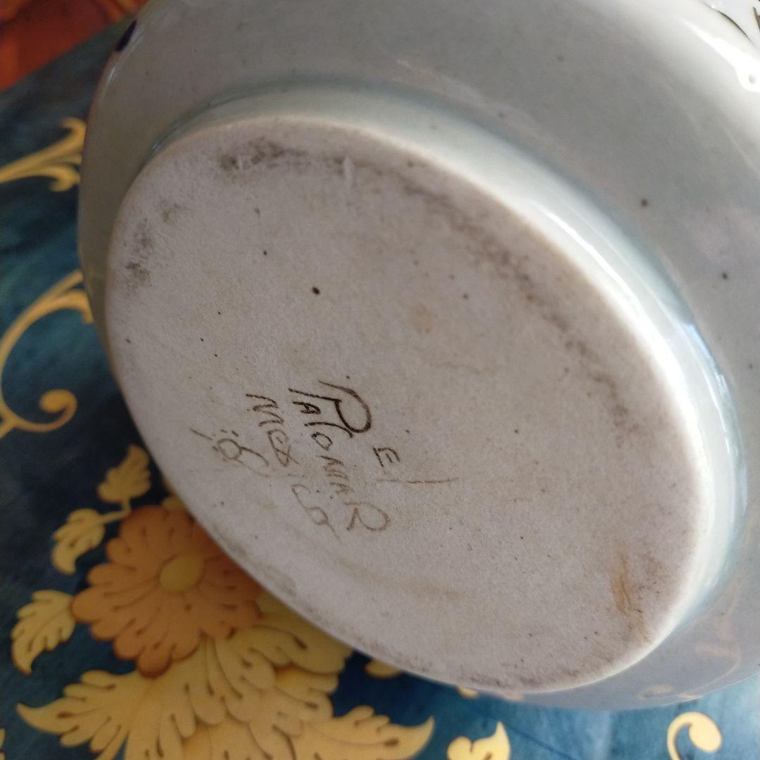 アルコールランプ　メキシコ陶器