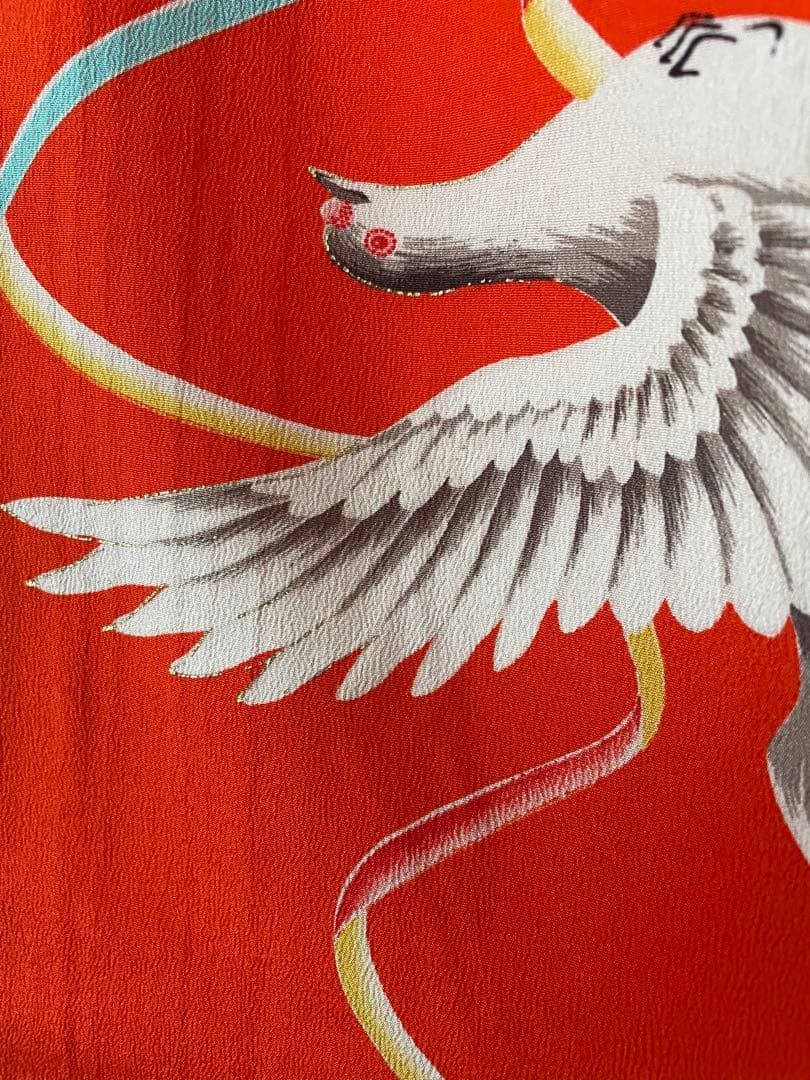 七五三　5歳向き　アンティークお着物セット