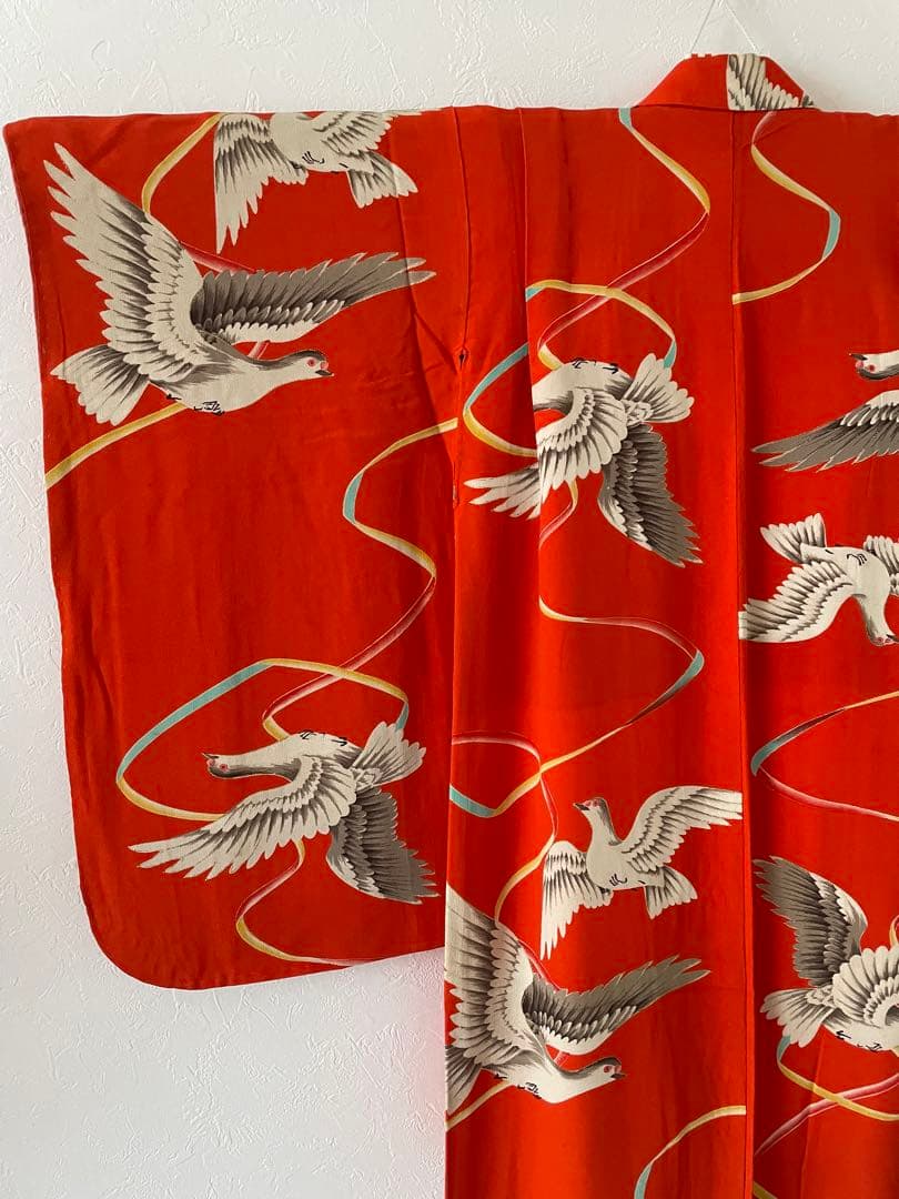 七五三　5歳向き　アンティークお着物セット