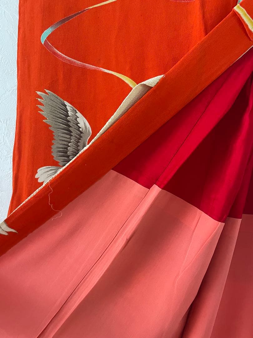 七五三　5歳向き　アンティークお着物セット