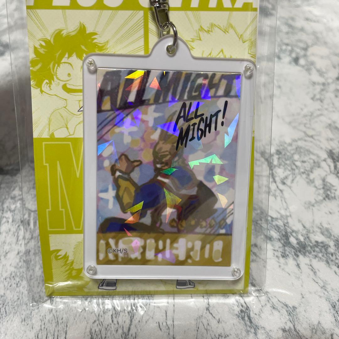 ヒロアカフェア オールマイト サイン入りキーホルダー 僕のヒーロー
