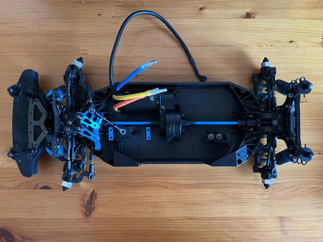 タミヤ XV-02RS Pro シャーシ 10.5T オプション付き、オマケ付き