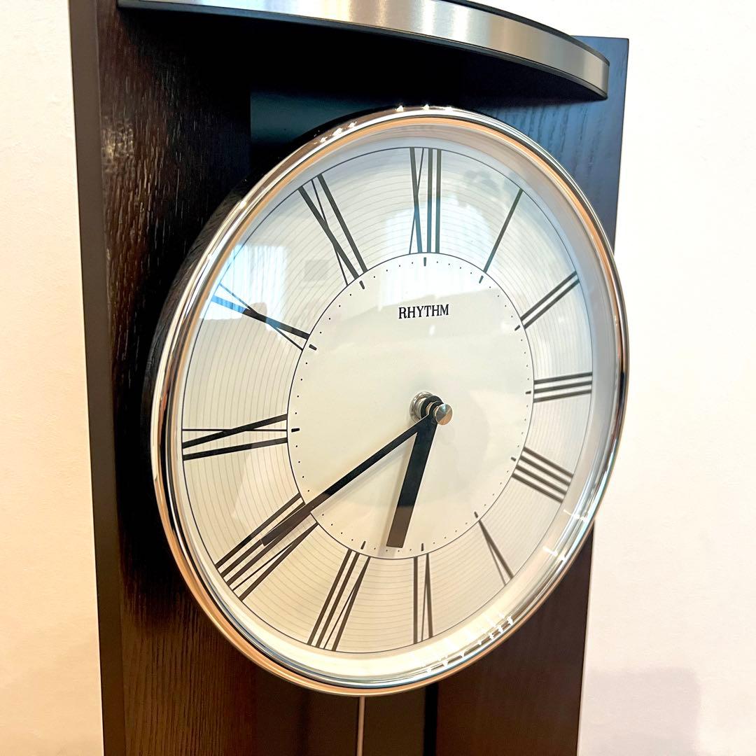 美品　RHYTHM リズム　モダンライフM05 クオーツ　振り子時計　廃番