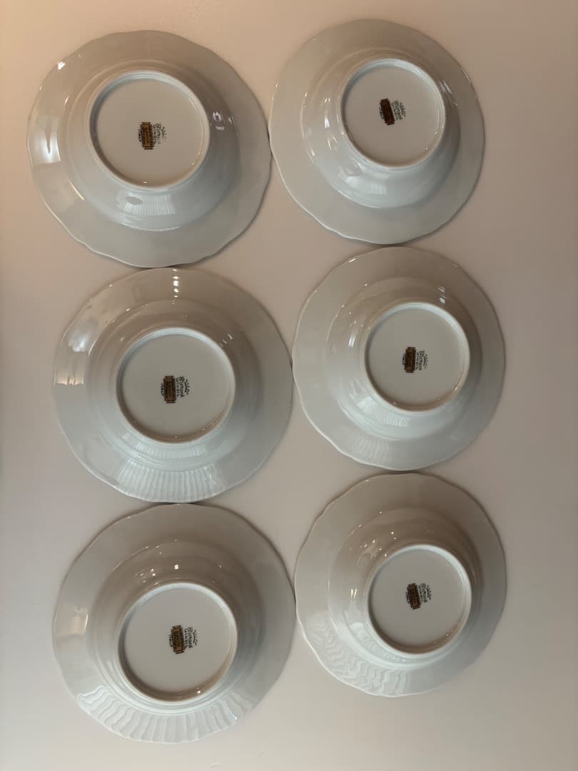 ジノリイタリアンフルーツ　スープ皿 6枚セット 約20cm