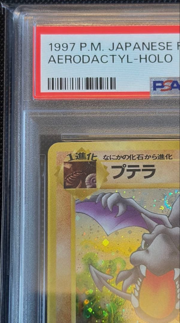 プテラ R 旧裏 PMCG3 No.142化石の秘密 psa10 ホロ 1997 - メルカリ