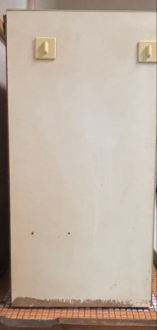 昭和レトロポップ　食器棚 アーチ型ガラス扉　キャビネット