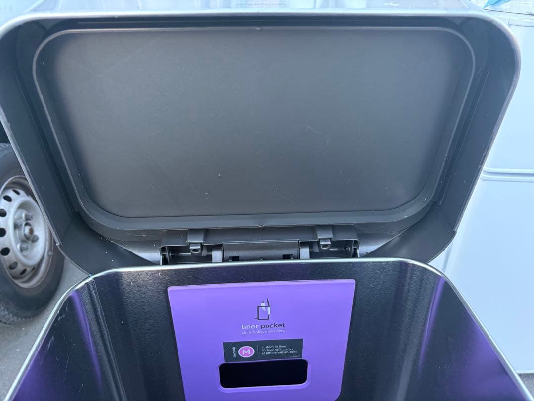 simplehuman シンプルヒューマン ごみ箱 45L 専用ゴミ袋付き