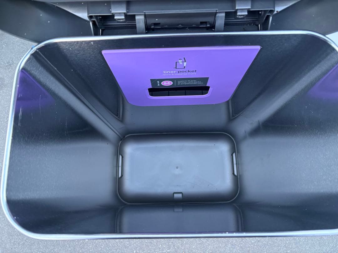 simplehuman シンプルヒューマン ごみ箱 45L 専用ゴミ袋付き