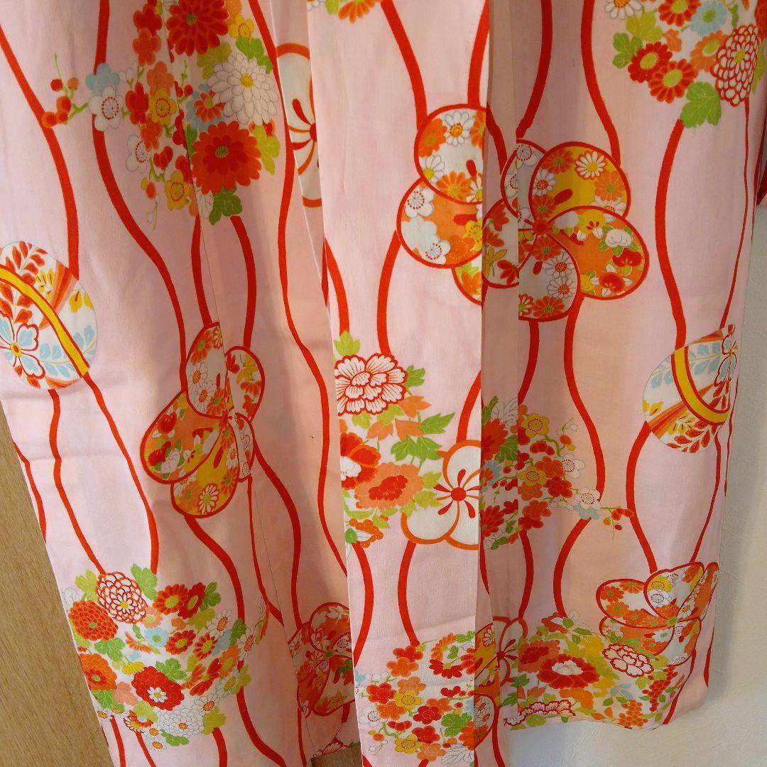 ゴ*ラ様 七五三　アンティーク　女の子着物　正絹　保管品