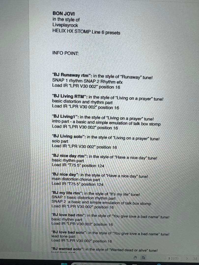 LINE 6 HX Stomp ＋有償IR＋オマケ付き